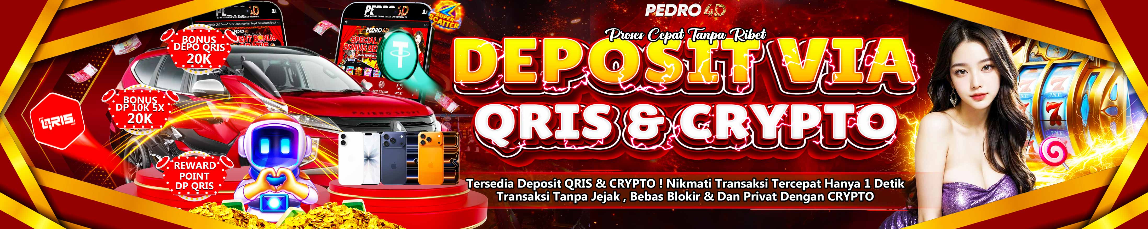 slot gacor Pedro4d offcial QRIS crypto